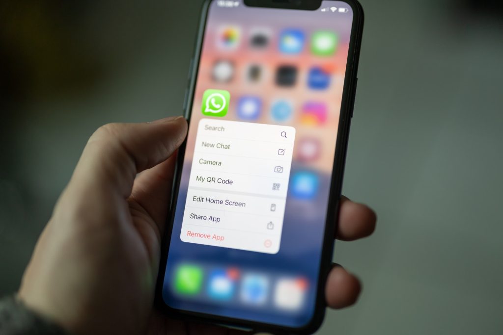 Диалог в WhatsApp: индикаторы отправки и доставки сообщений