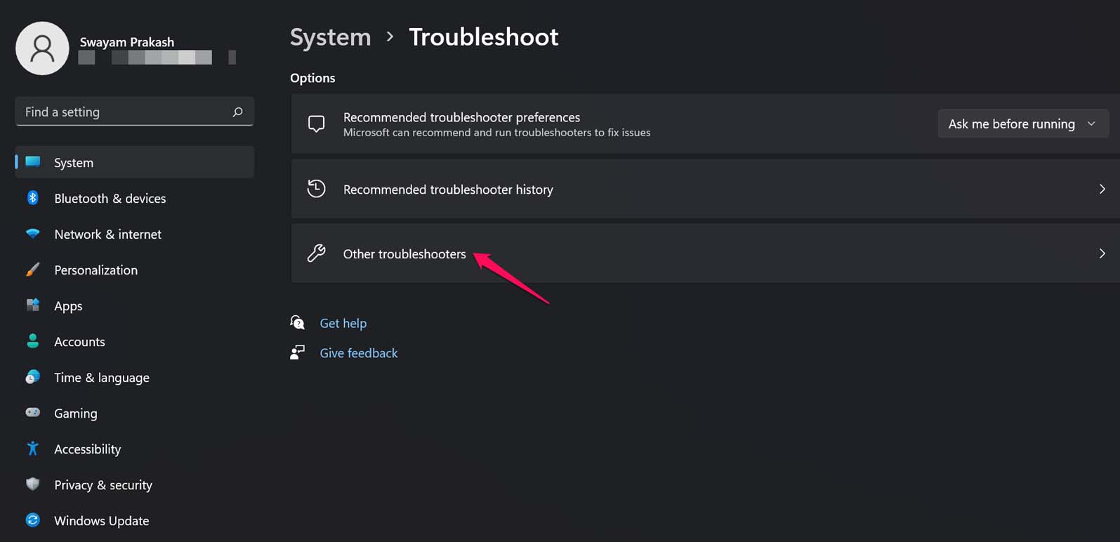 Другие средства устранения неполадок в Windows 11