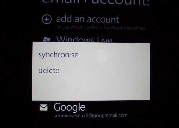 Успешная синхронизация почты на Windows Phone
