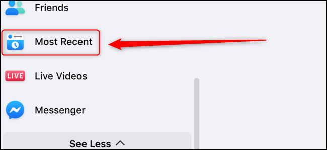 Facebook Most Recent