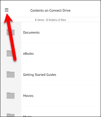 Переход в раздел резервного копирования Camera Roll