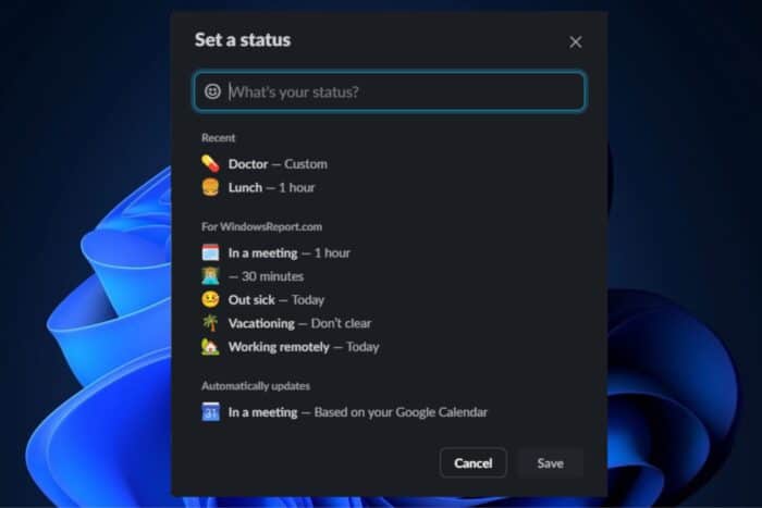 Slack — как использовать значки статуса