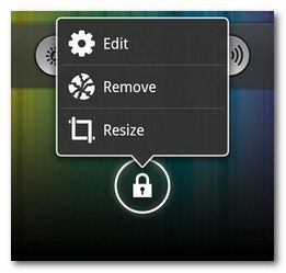 Редактирование элементов: снимок экрана с выделенными опциями