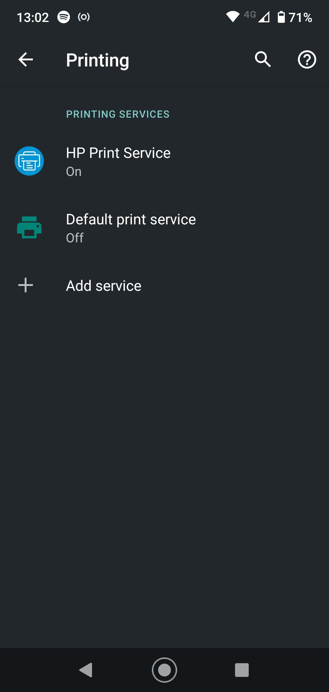 default print service