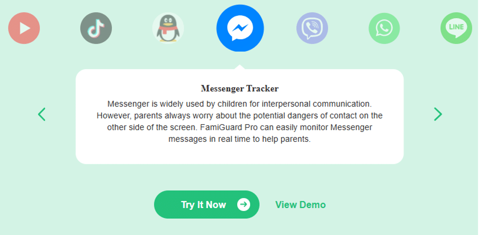 Скриншот интерфейса FamiGuard Pro