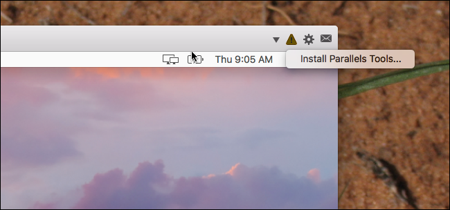 Установка Parallels Tools в виртуальной macOS