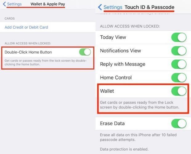 home double-click settings