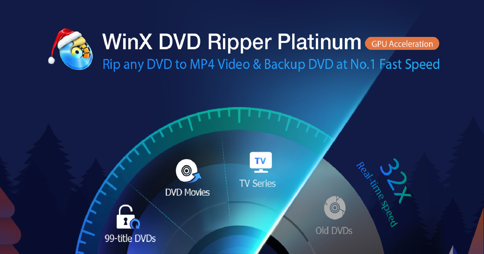 Рипнуть DVD в MP4 на ПК — WinX DVD Ripper