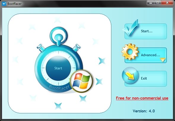 BootRacer показывает время загрузки системы