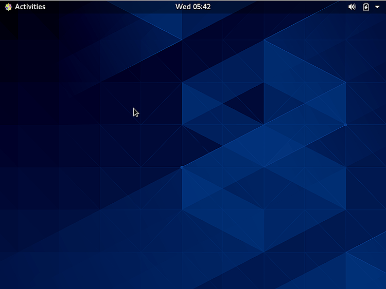 Рабочий стол CentOS 8