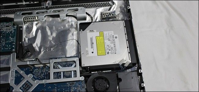 Удаление оптического привода iMac (2007–2009)