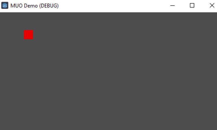 Игра Godot с квадратным узлом игрока