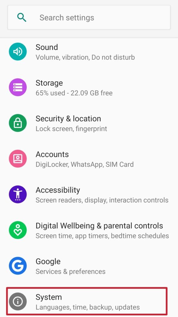 error in android 10