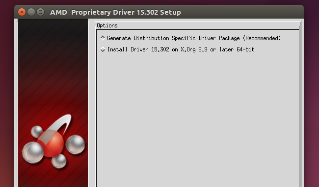Страница загрузки драйверов AMD для Linux
