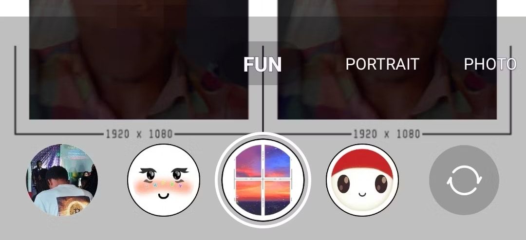 Линзы Snapchat в приложении камеры Samsung