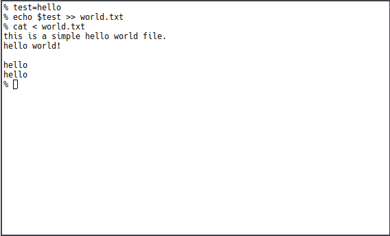 Переменные и вывод в rc