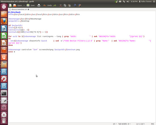 Скриншот: файл vboxscreenshot.sh на Рабочем столе