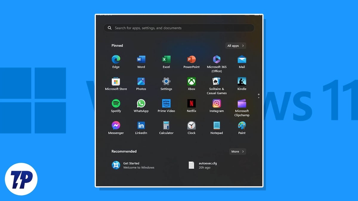 Как удалить раздел «Рекомендуемые» в Windows 11