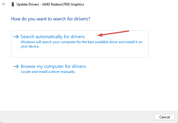 Поиск драйверов автоматически