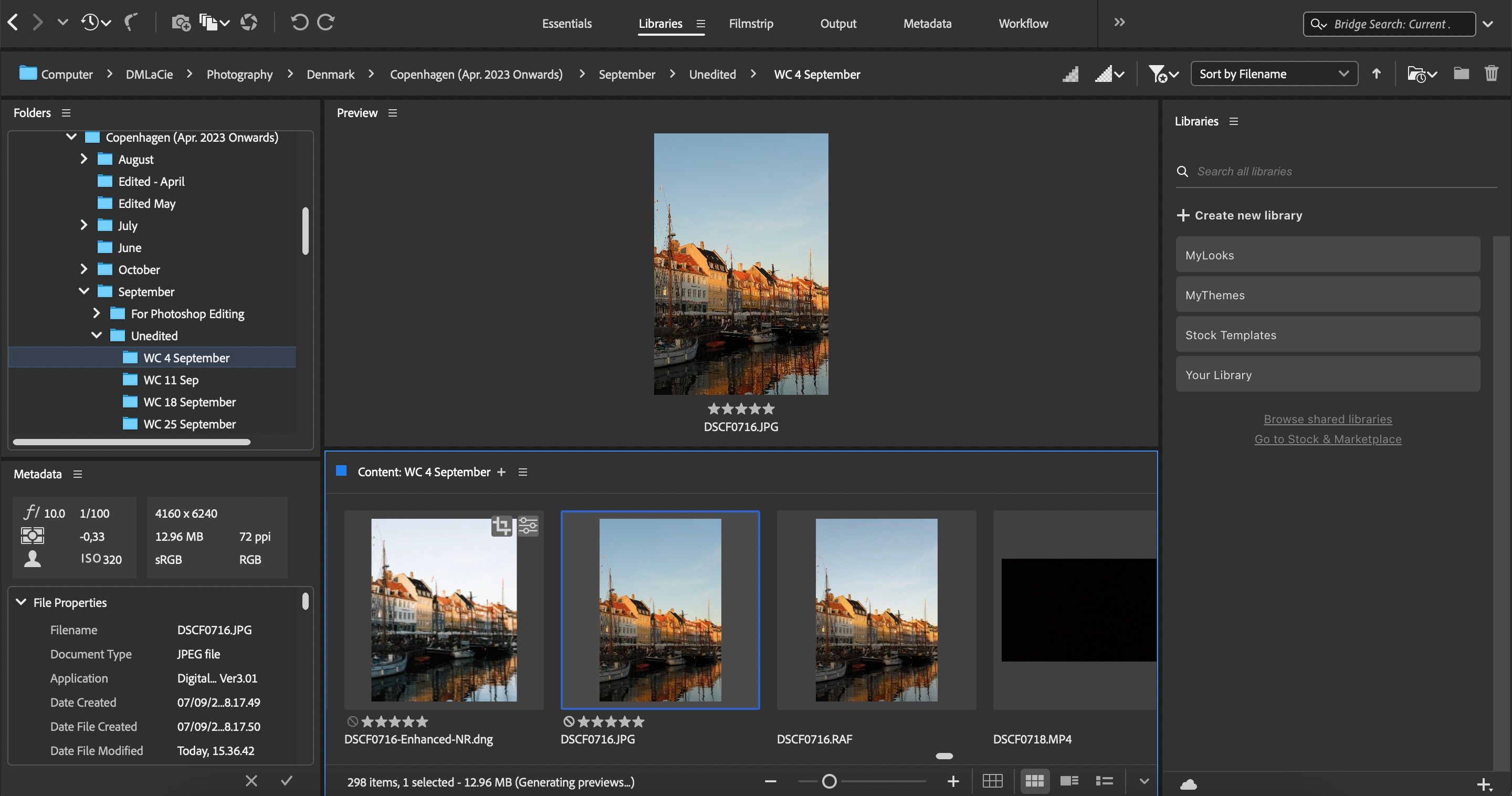 Система рейтингов в Adobe Bridge — звёзды для оценки фото