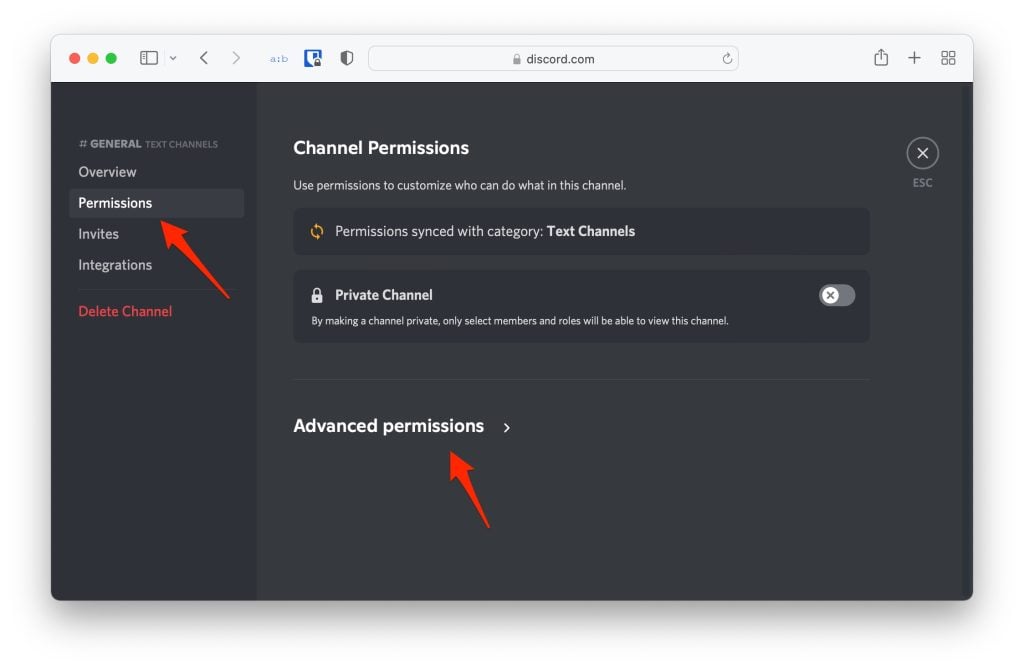 Advanced Permissions- Discord Text to Speech Not Working