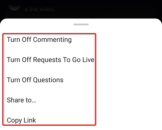 Опции прямого эфира в Instagram — отключение комментариев, вопросы и др.