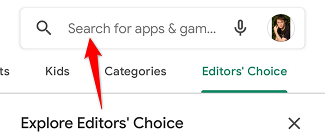 Поиск Discord в Google Play.