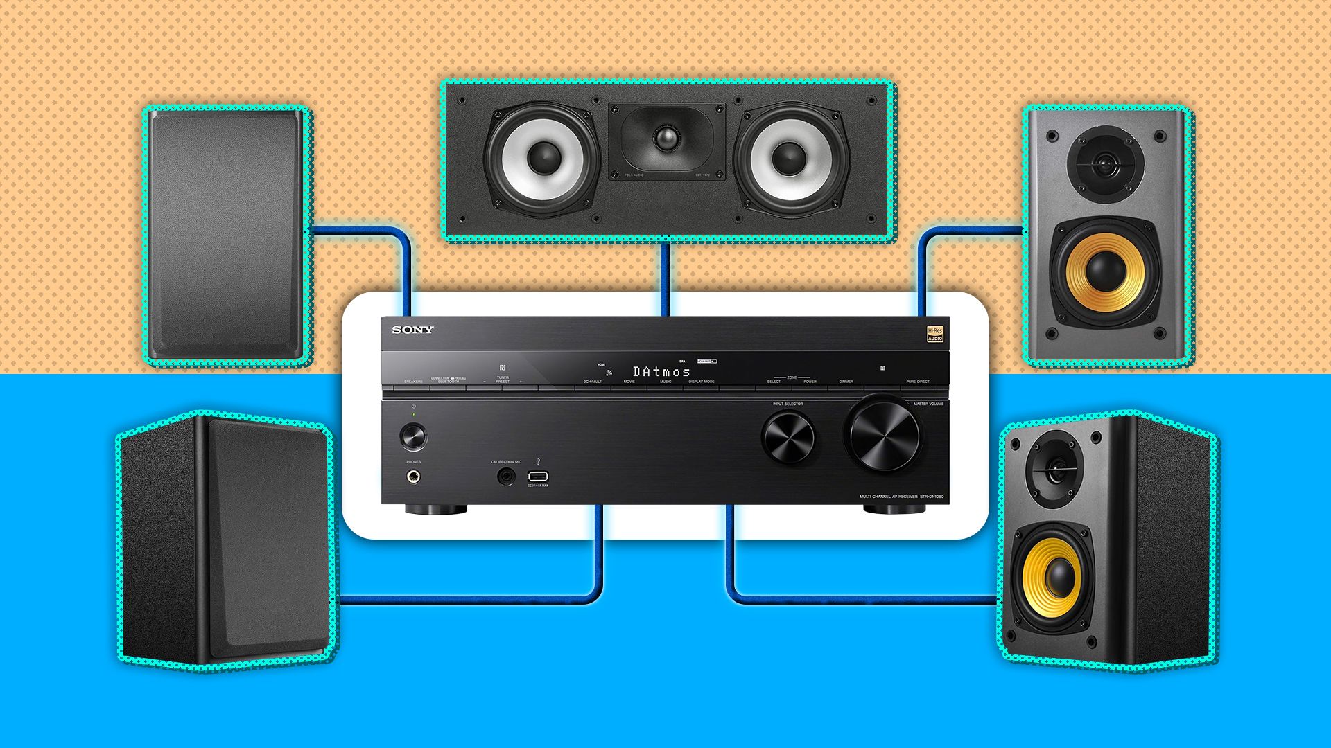 Скрыть провода в домашнем кинотеатре