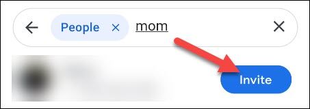 Пригласить пользователя в Google Pay