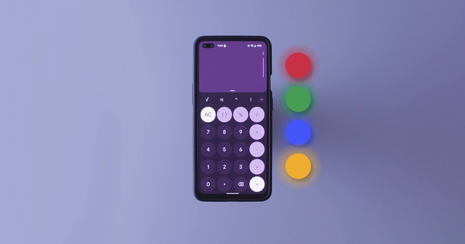 Свой акцентный цвет в Android 12