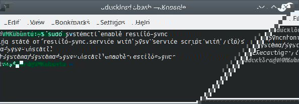 Иконка автозапуска и настройка службы Resilio Sync