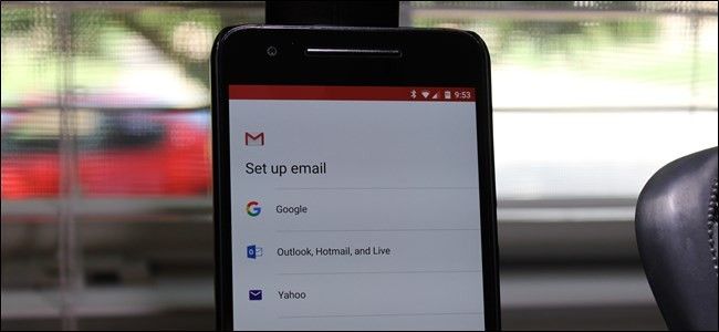 Добавить не‑Google почту в Gmail на Android