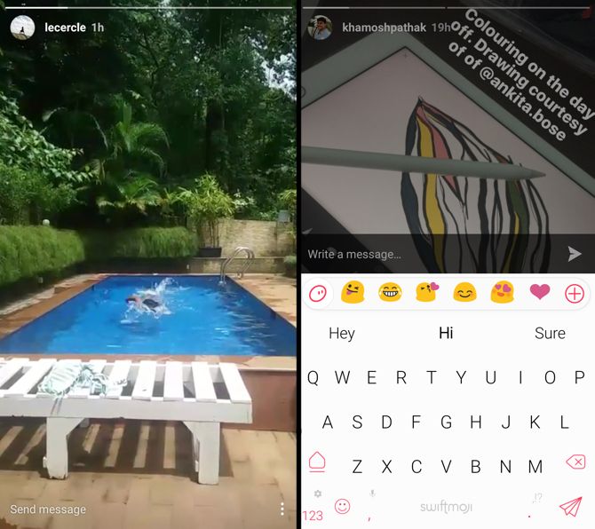 Переходы просмотра Stories