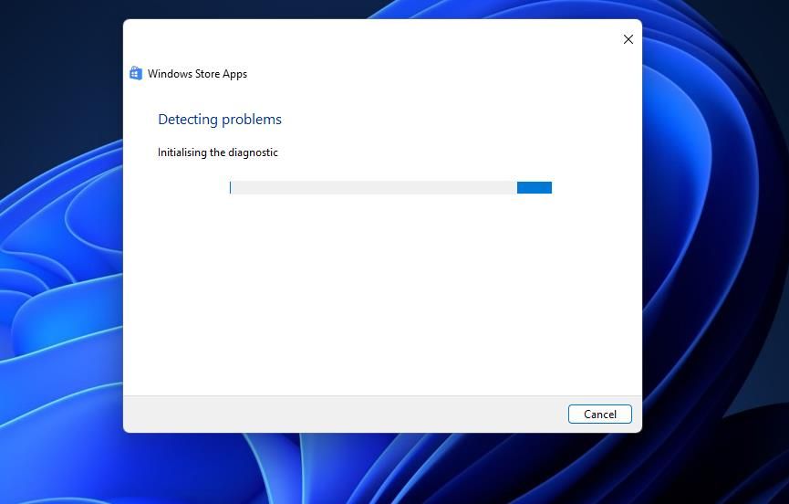 Средство устранения неполадок приложений Microsoft Store