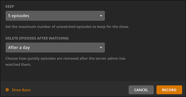 Автоматическое удаление записей в Plex