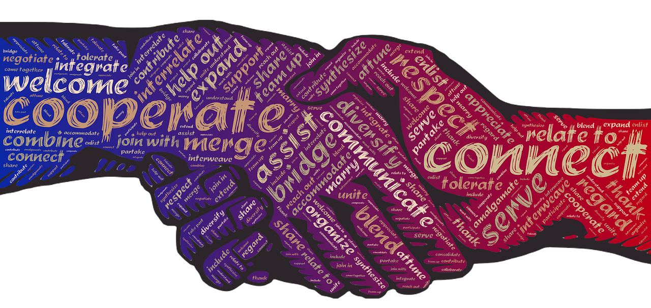 Схематическая иллюстрация сетевого взаимодействия дизайнеров и обмена опытом