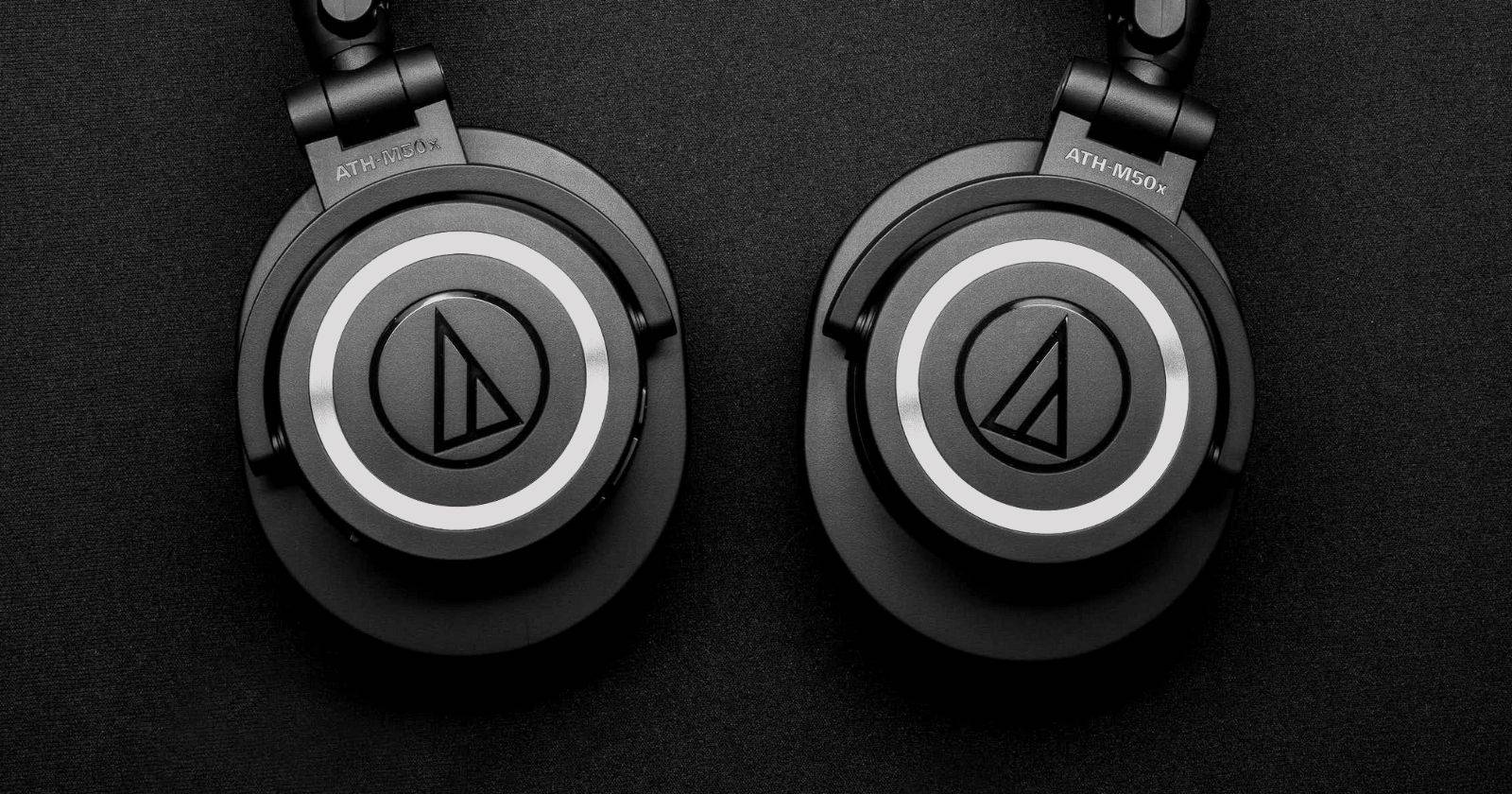 Наушники Audio‑Technica ATH‑M50x, вид спереди