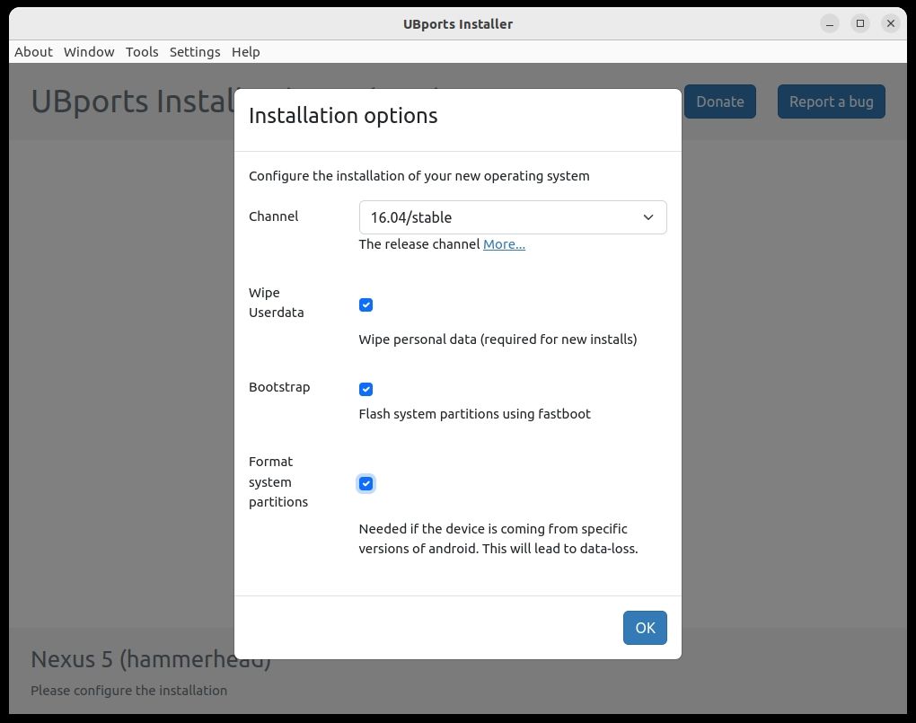 Ubuntu Touch installer