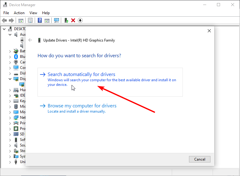 search automatically