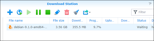 Задача в очереди с индикатором ожидания по расписанию