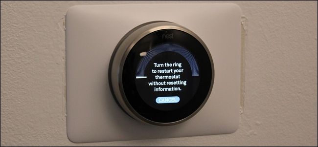 Подтверждение перезагрузки на Nest