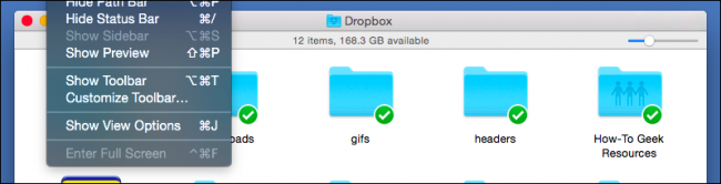 Пример скрытой панели инструментов — регулятор переехал вверх