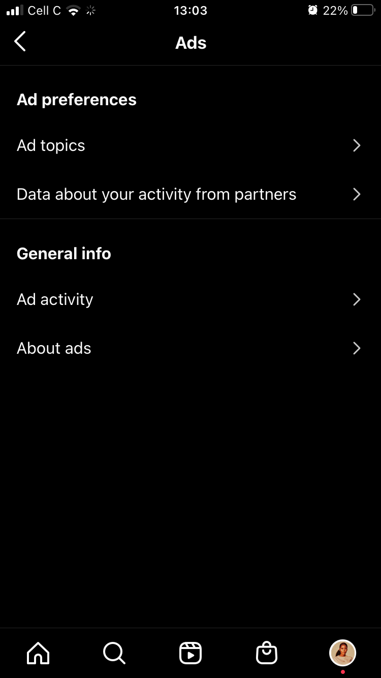Пример рекламы в ленте Instagram