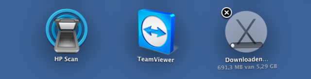 Индикатор загрузки Mavericks в Launchpad