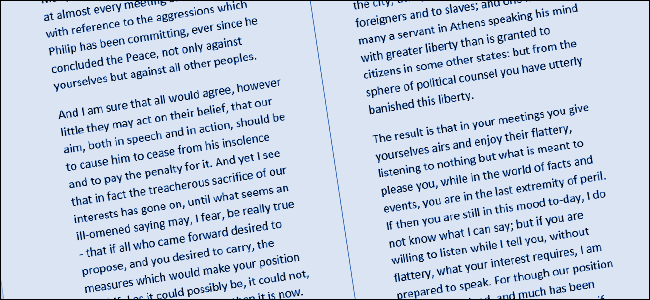 Точная ширина колонок в Word