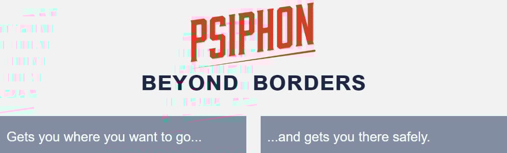 Мобильное приложение Psiphon на экране