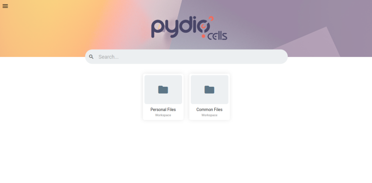 Панель управления Pydio Cells