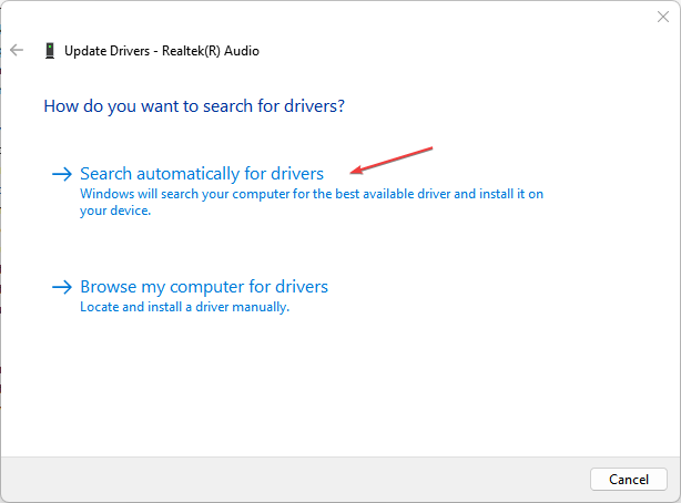 Поиск драйверов автоматически в Windows
