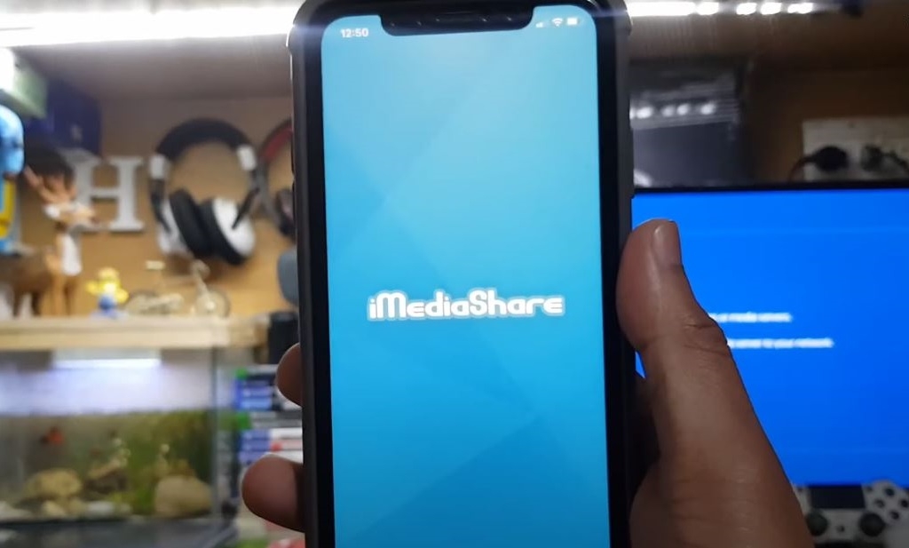 Соединение iMediaShare с DLNA