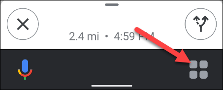 Открыть лаунчер приложений режима вождения